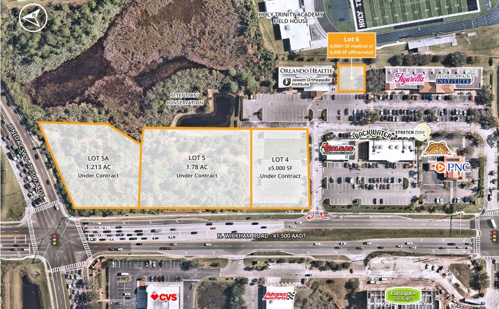 Pictures of Retail, Office property located at SEQ of Pineda Causeway and N. Wickham Road, Melbourne, FL 32940 for sales - image #1