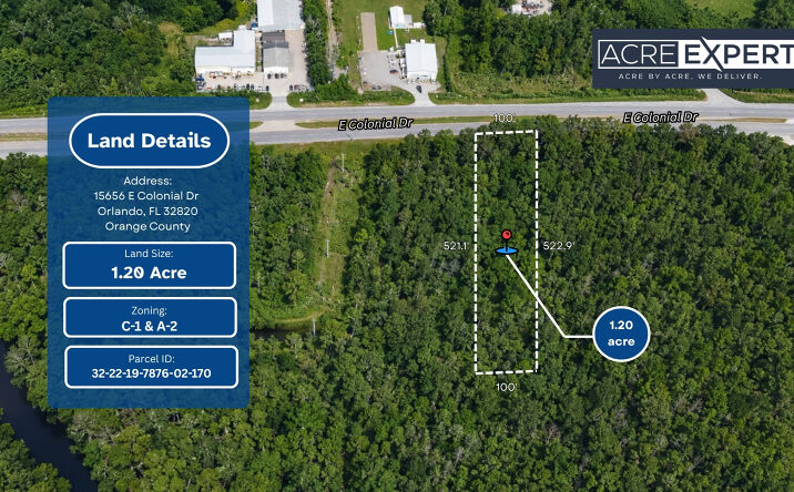 Pictures of Land property located at 15656 East Colonial Drive, Orlando, FL 32820 for sales - image #1