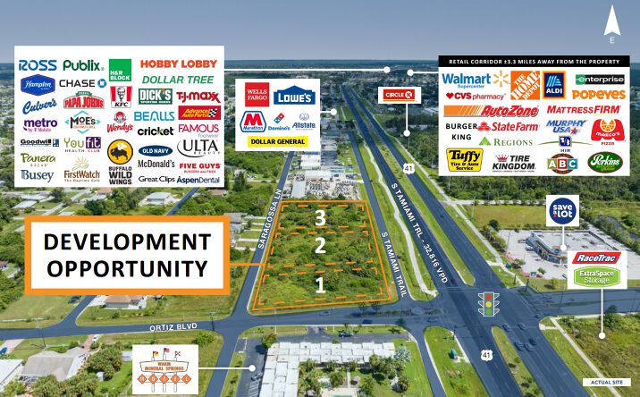 Pictures of Land property located at 12601 - 12649 S Tamiami Trl, North Port, FL 34287 for sales - image #1
