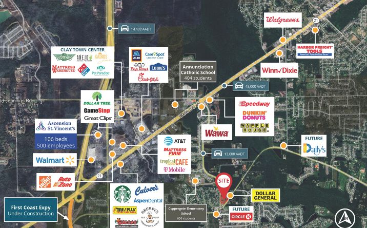 Pictures of Retail, Land property located at 3108 County Rd 220, Middleburg, FL 32068 for sales - image #1