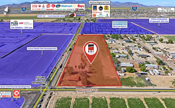 Pictures of Land property located at 23460 W Broadway Rd, Buckeye, AZ 85326 for sales - image #1