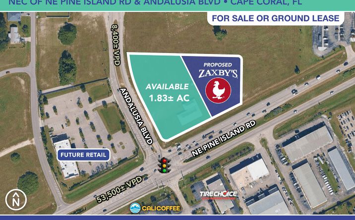 Pictures of Land property located at Northeast Pine Island Road and Andalusia Boulevard, Cape Coral, FL 33909 for sales - image #1
