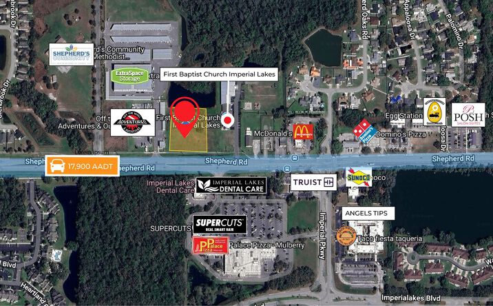 Pictures of Retail, Land property located at Shepherd Road, Lakeland, FL 33811 for sales - image #1