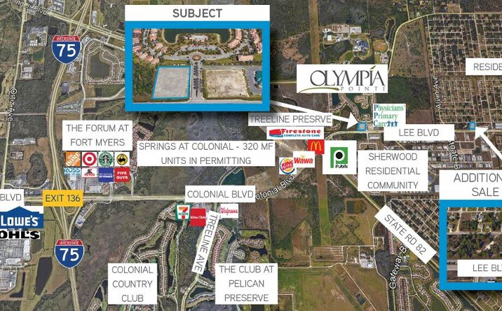 Pictures of Retail, Multifamily, Self Storage property located at LEE BLVD, LEHIGH ACRES, FL 33971 for sales - image #1