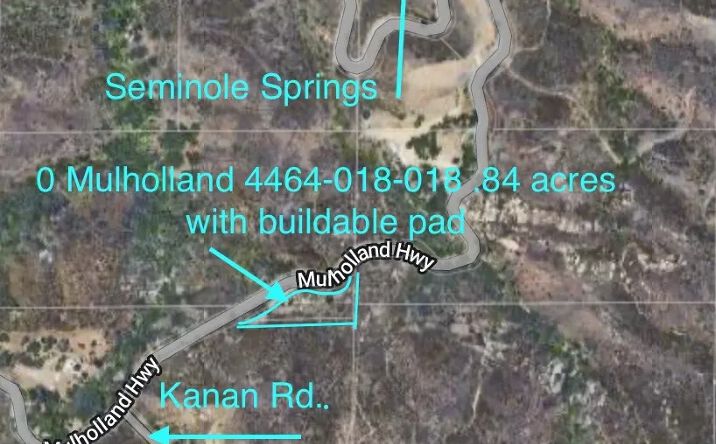 Pictures of Land property located at Mulholland Hwy Apn: 4464-018-018, Agoura, CA 91301 for sales - image #1
