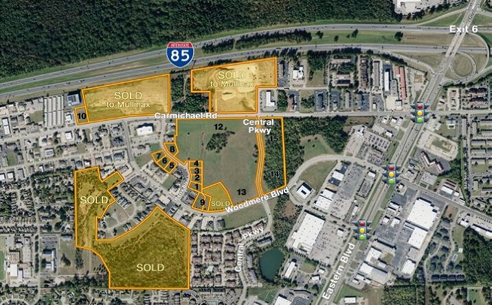 Pictures of Land property located at Carmichael Road, Woodmere Blvd., Central Pkwy., Montgomery, AL 36106 for sales - image #1