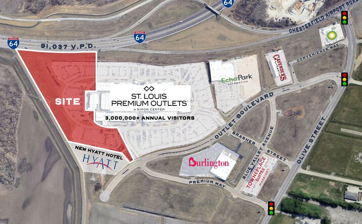 Pictures of Land property located at 18575 Outlet Blvd, Chesterfield, MO 63005 for sales - image #1