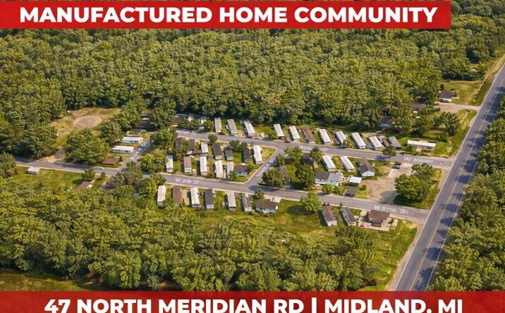 Pictures of Mobile Home Park property located at 47 N Meridian Rd, Midland, MI 48640 for sales - image #1