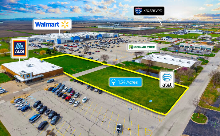 Pictures of Land property located at adj. to 701 Rittenhouse Dr, Pontiac, IL 61764 for sales - image #1
