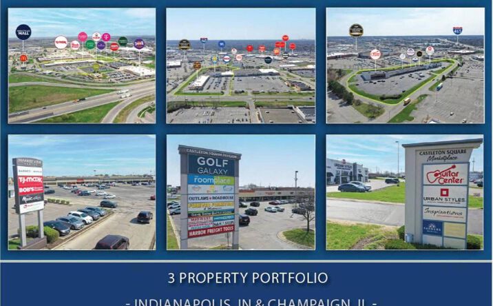 Pictures of Retail property located at 8475 Castleton Corner Dr, Indianapolis, IN 46250, 5739 E 86th St, Indianapolis, IN 46250, 11 E Marketview Dr, Champaign, IL 61822 for sales - image #1