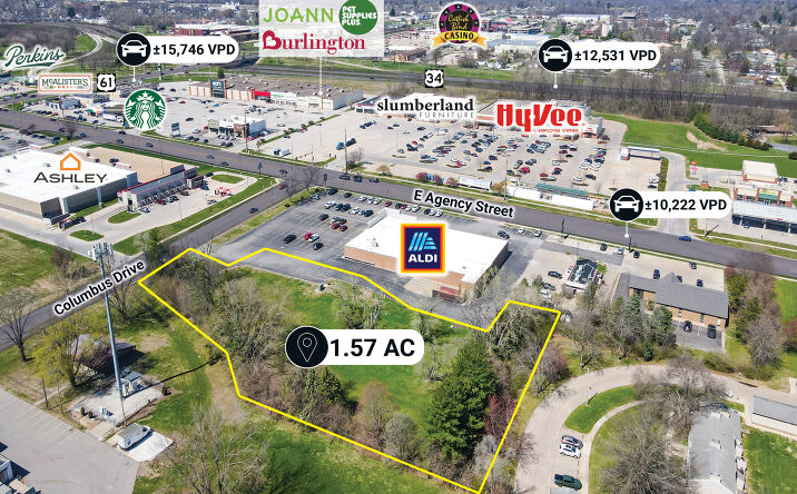 Pictures of Land property located at adj. to 3135 E Agency St, Burlington, IA 52601 for sales - image #1