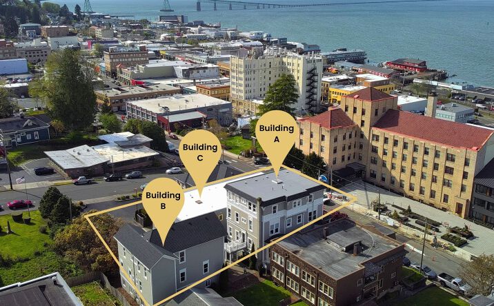 Pictures of Multifamily property located at 1527/1543 Exchange Street, Astoria, OR 97103 for sales - image #1