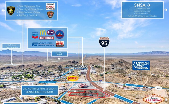 Pictures of Land property located at 230 US-95, Searchlight, NV 89046 for sales - image #1