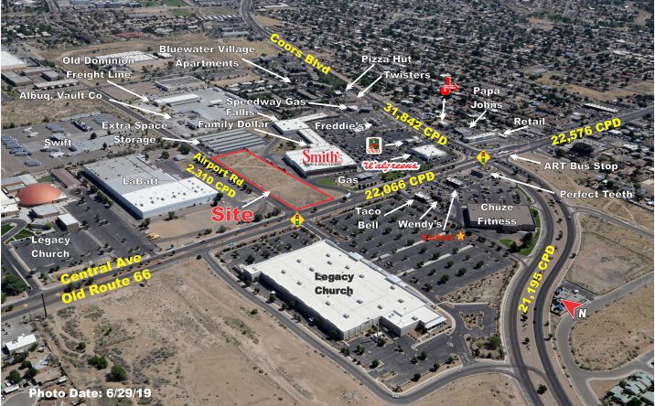 Pictures of Self Storage, Office, Retail property located at 6921 CENTRAL AVE NW, ALBUQUERQUE, NM 87121 for sales - image #1