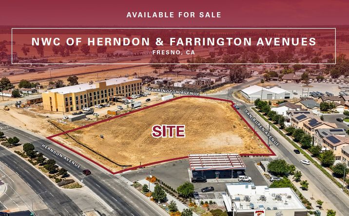 Pictures of Land property located at NWC Herndon & Farrington Avenues, Fresno, CA 93722 for sales - image #1