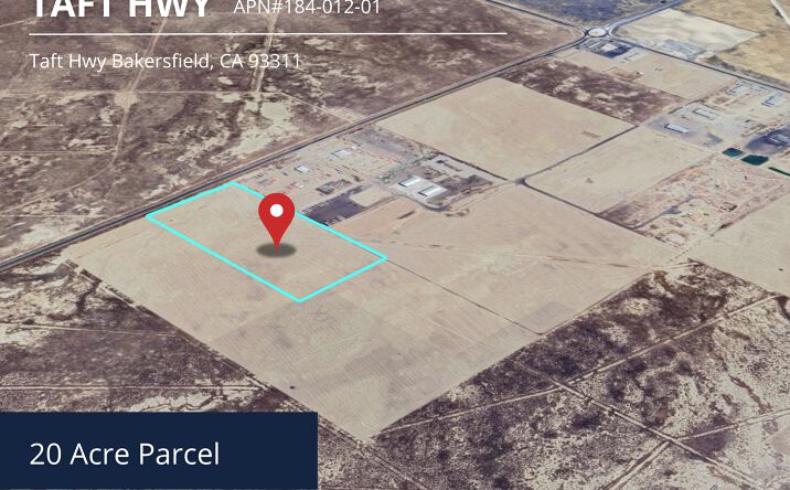 Pictures of Land property located at 0 Taft Hwy parcel 2, Bakersfield, CA 93311 for sales - image #1