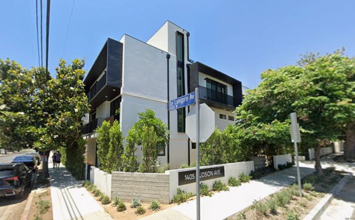 Pictures of Multifamily property located at 1405 N Hudson & 6544 De Longpre Ave, Los Angeles, CA 90028 for sales - image #1