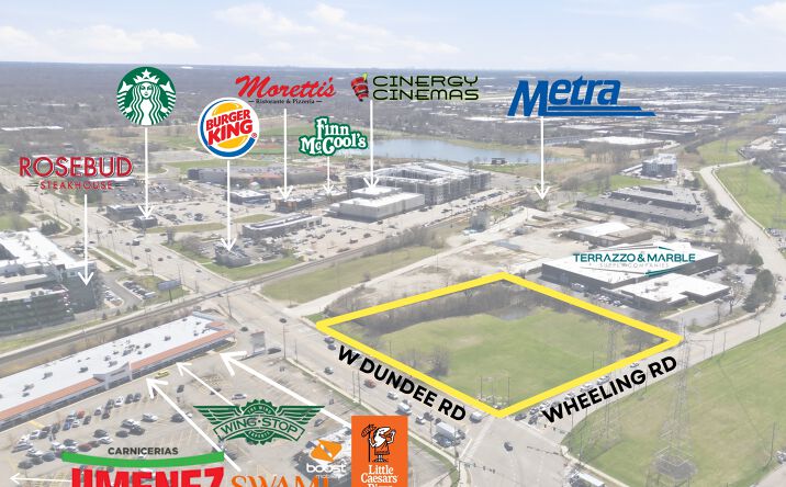 Pictures of Land property located at 625 W Dundee Rd, Wheeling, IL 60090 for sales - image #1