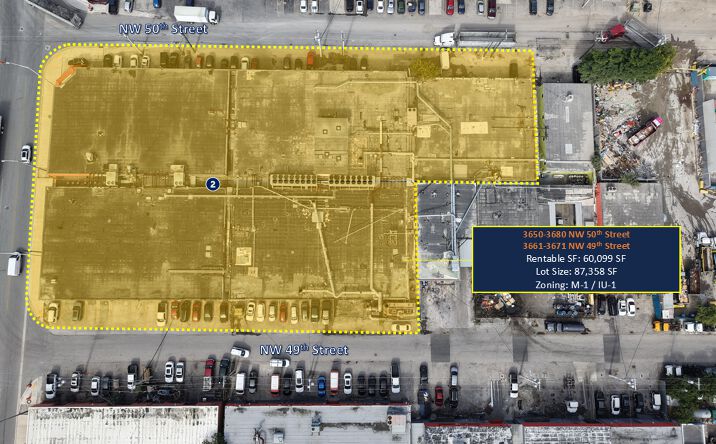 Pictures of Industrial property located at 3650 Northwest 50th Street, Miami, FL 33142, 3660 Northwest 50th Street, Miami, FL 33142, 3680 Northwest 50th Street, Miami, FL 33142, 3661 Northwest 49th Street, Miami, FL 33142, 3671 Northwest 49th Street, Miami, FL 33142 for sales - image #1