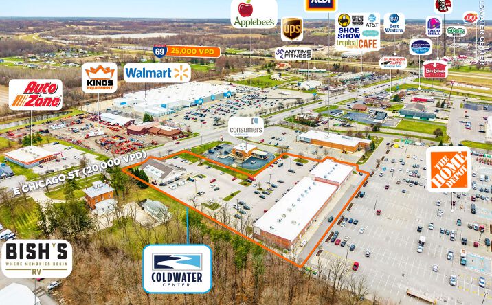Pictures of Retail property located at 839 E Chicago St, Coldwater, MI 49036 for sales - image #1