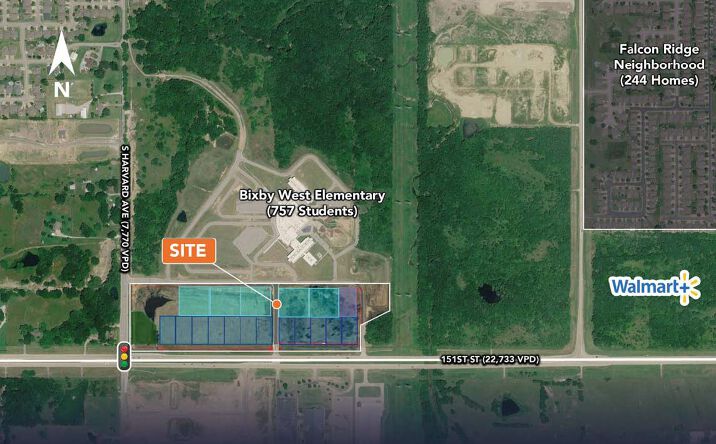 Pictures of Land property located at E 151st St S and S Harvard Ave, Bixby, OK 44128 for sales - image #1