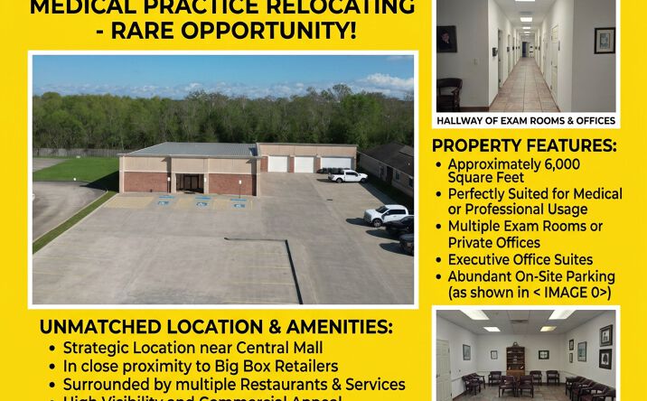 Pictures of Retail, Office, Industrial property located at 3180 Central Mall Dr, Port Arthur, TX 77642 for sales - image #1