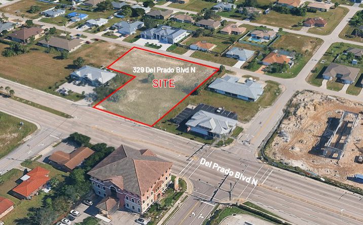 Pictures of Land property located at 329 Del Prado Blvd N, Cape Coral, FL 33909 for sales - image #1