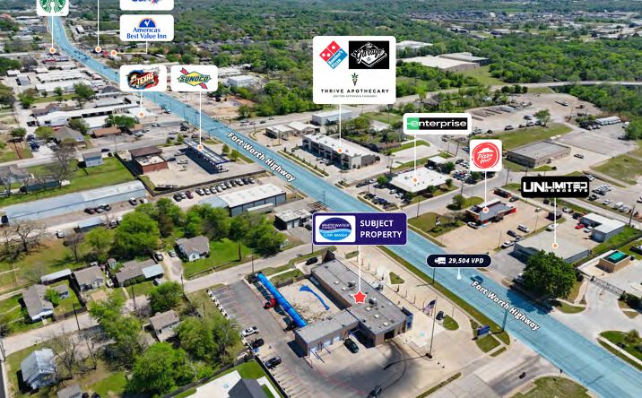 Pictures of Special Purpose property located at 701 Fort Worth Highway, Weatherford, TX 76086 for sales - image #1