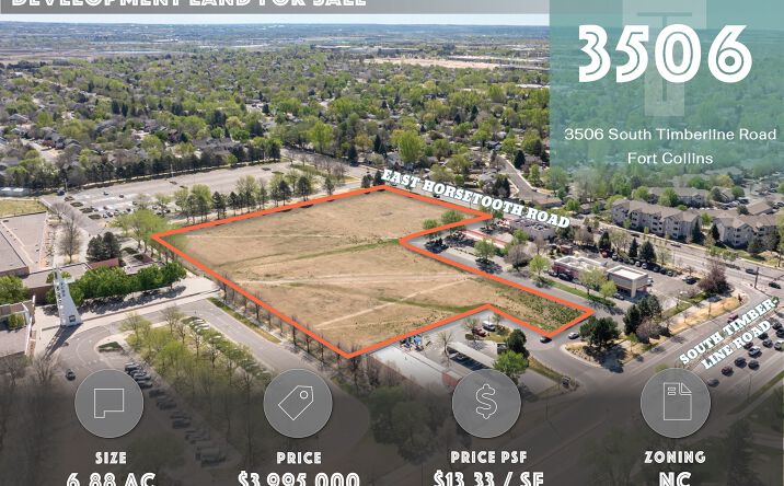 Pictures of Land property located at 3506 S Timberline Rd, Fort Collins, CO 80525 for sales - image #1