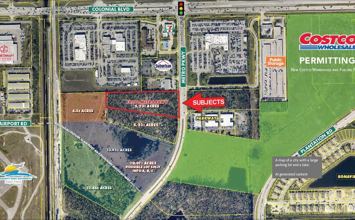 Pictures of Land property located at 10200 Metro Pkwy , Fort Myers, FL 33966 for sales - image #1