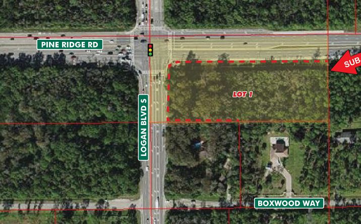 Pictures of Land property located at SE Corner of Pine Ridge Rd and Logan Blvd S, Naples, FL 34116 for sales - image #1