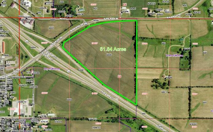 Pictures of Industrial, Land property located at 61.84 Acres Highway 59, Monroe, WI 53566 for sales - image #1