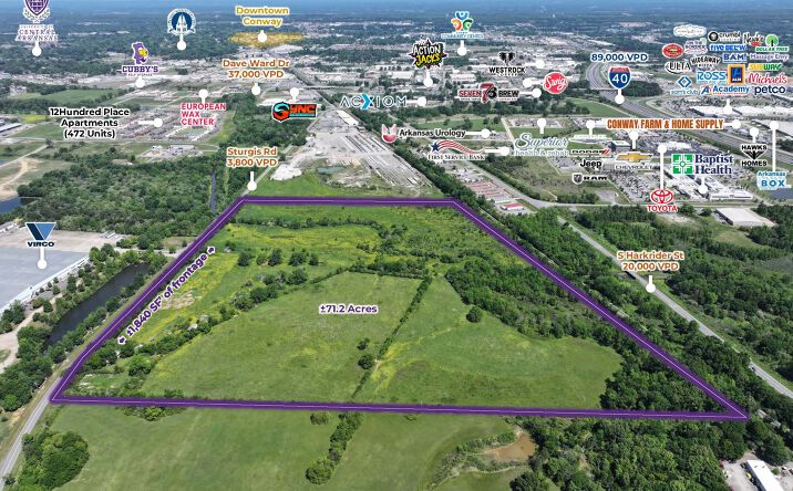 Pictures of Land property located at 1720 Sturgis Road, Conway, AR 72034 for sales - image #1