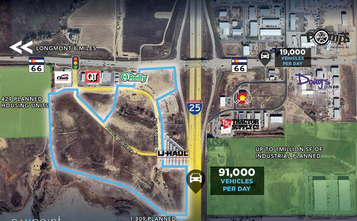 Pictures of Land property located at 3571 Highland Drive, Longmont, CO 80504 for sales - image #1