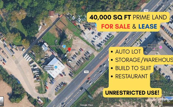 Pictures of Retail, Land property located at 8806 Cypress Creek Parkway, Houston, TX 77070 for sales - image #1