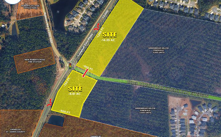 Pictures of Retail, Land property located at Long Leaf Pine Pkwy, St Johns, FL 32259 for sales - image #1