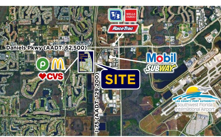 Pictures of Land property located at Daniels & I -75 Interchange Townhome Parcel, Fort Myers, FL 33912 for sales - image #1