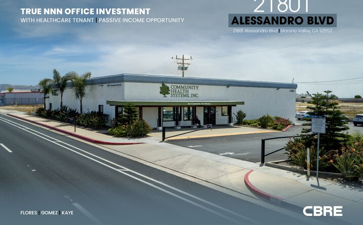 Pictures of Retail, Office property located at 21801 ALESSANDRO BLVD, MORENO VALLEY, CA 92553 for sales - image #1