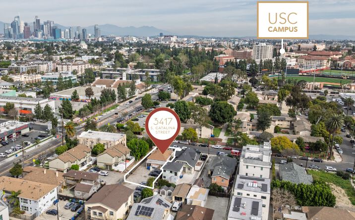 Pictures of Multifamily, Land property located at 3417 S CATALINA ST, LOS ANGELES, CA 90007-3448 for sales - image #1