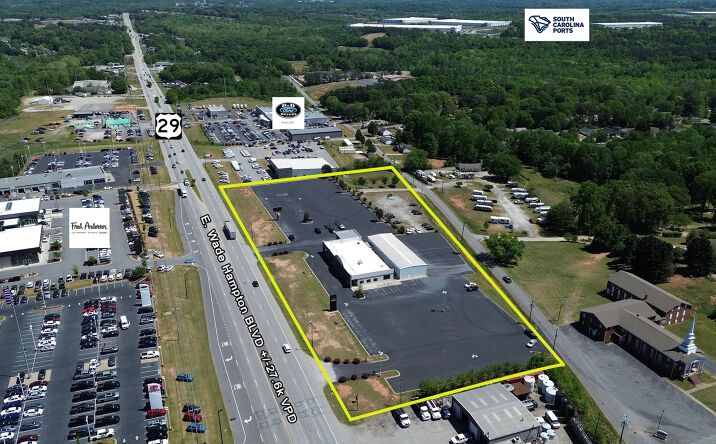 Pictures of Retail property located at 13755 East Wade Hampton Boulevard, Greer, SC 29651 for sales - image #1