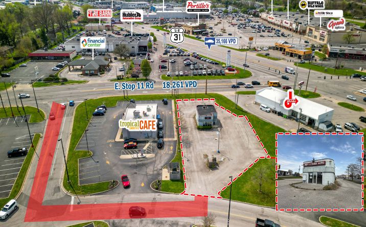 Pictures of Retail property located at 1240 East Stop 11 Road, Indianapolis, IN 46227 for sales - image #1