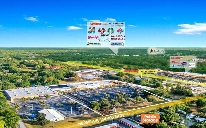 Pictures of Retail, Mixed Use property located at 1601 NE 25TH AVE, OCALA, FL 34470 for sales - image #1