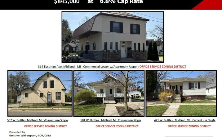 Pictures of Retail, Multifamily, Office property located at 314 EASTMAN AVE, MIDLAND, MI 48640-4209 for sales - image #1
