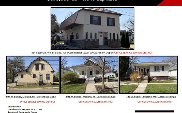 Pictures of Retail, Multifamily, Office property located at 314 Eastman Avenue, Midland, MI 48640 for sales - image #1