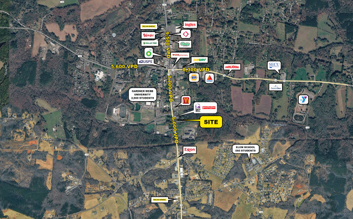 Pictures of Land property located at 223 S MAIN ST, BOILING SPRINGS, NC 28152 for sales - image #1