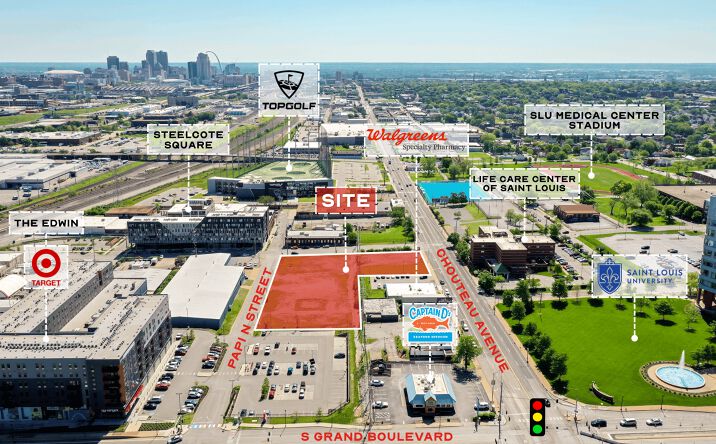 Pictures of Land property located at 3501 Chouteau Avenue, St. Louis, MO 63103 for sales - image #1