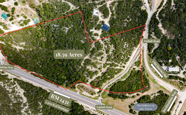 Pictures of Mixed Use, Land property located at 0 FM 1431, Lago Vista, TX 78645 for sales - image #1