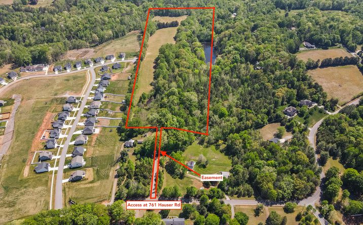 Pictures of Land property located at 1011 Hauser Road, Lewisville, NC 27023 for sales - image #1