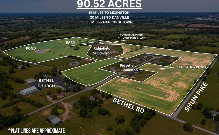 Pictures of Land property located at 2060 BETHEL RD TRACT 1-A & 2, NICHOLASVILLE, KY 40356-8171 for sales - image #1