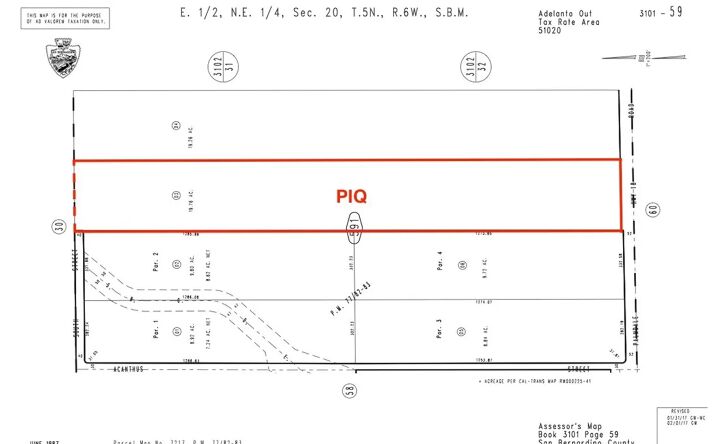 Pictures of Land property located at 6390 3101-591-03-0000 Palmdale Rd, Adelanto, CA 92301 for sales - image #1